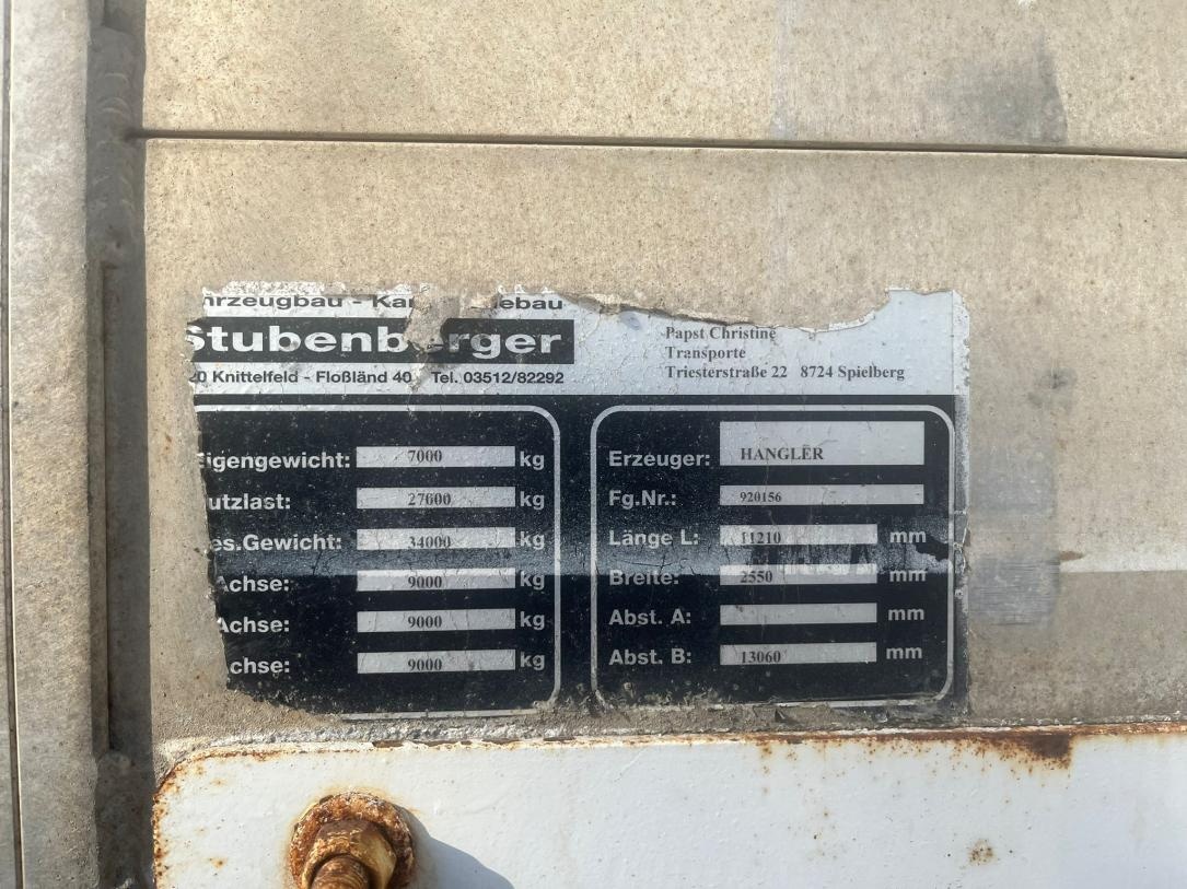 HANGLER 3 SREL 27 BPW návěs klanicový - 8