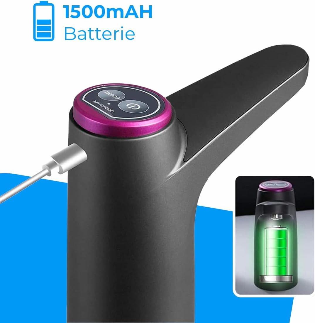 Dávkovač vody – dobíjecí baterie 1500 mAh, USB - 8