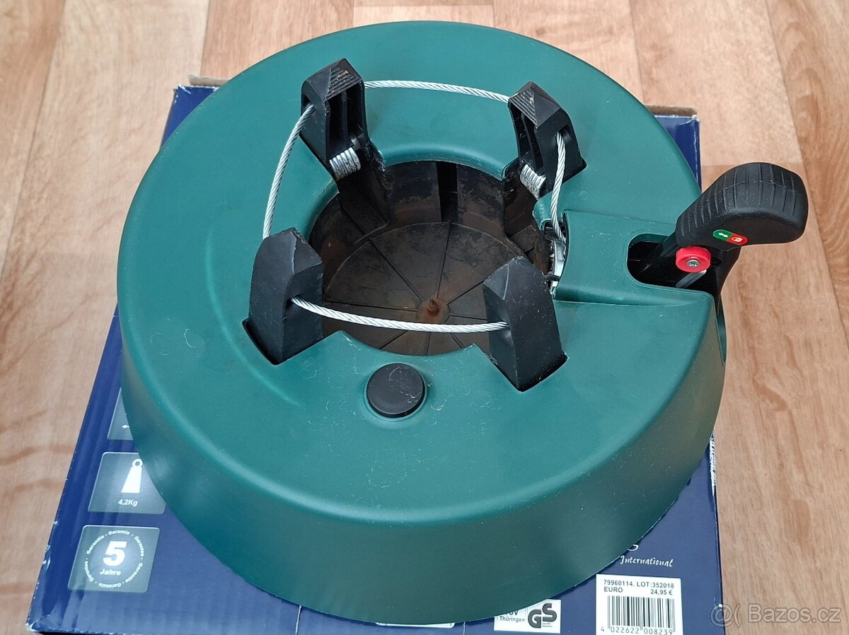 Stojánek na vánoční stromeček - velmi pěkný stav - 8