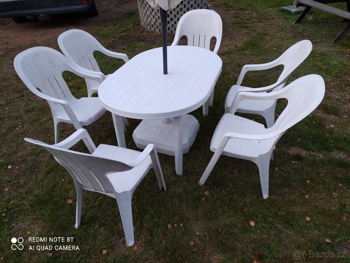 ZAHRADNÍ/ TERASOVÝ SET - 9ks - 8