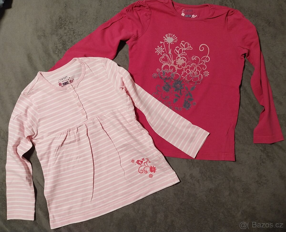 Tričko dlouhý rukáv vel. 110 / 116 - 8