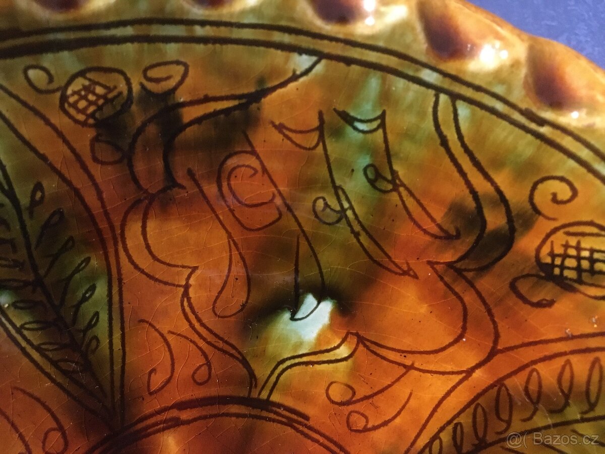 Keramická mísa z roku 1977 z Uzbekistánu - 8