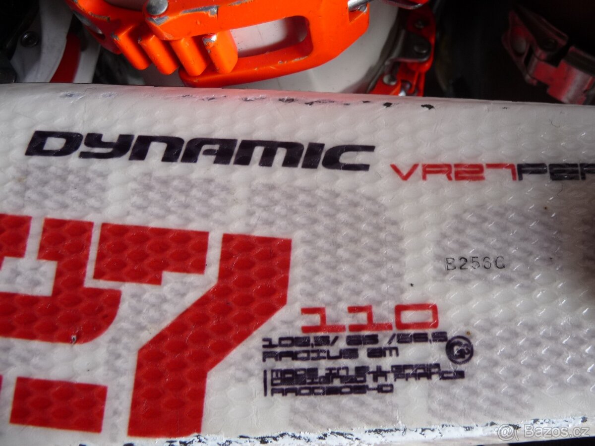 Detske lyže DYNAMIC - 110cm + boty NORDICA 35eu + hole -SET - 8