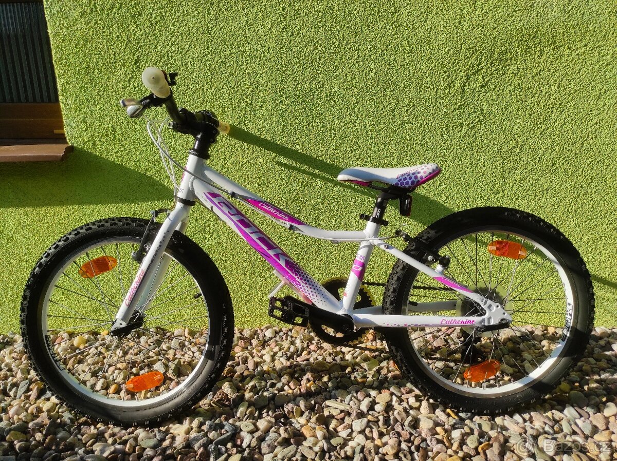 Značkové dětské kolo Rock Machine 20" (bílá/růžová) - 8