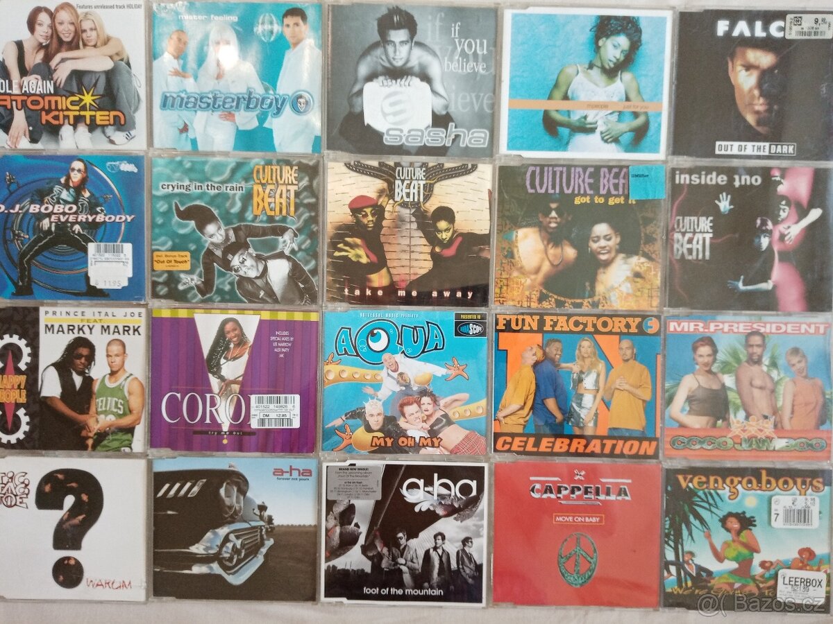 Nova fota 3.11. originál CD singly od 19 Kc - 8