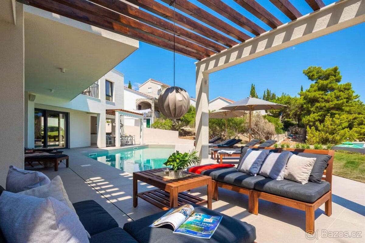 ☀Ciovo/Trogir(HR) - luxusná vila, s vyhrievaným bazénom - 8