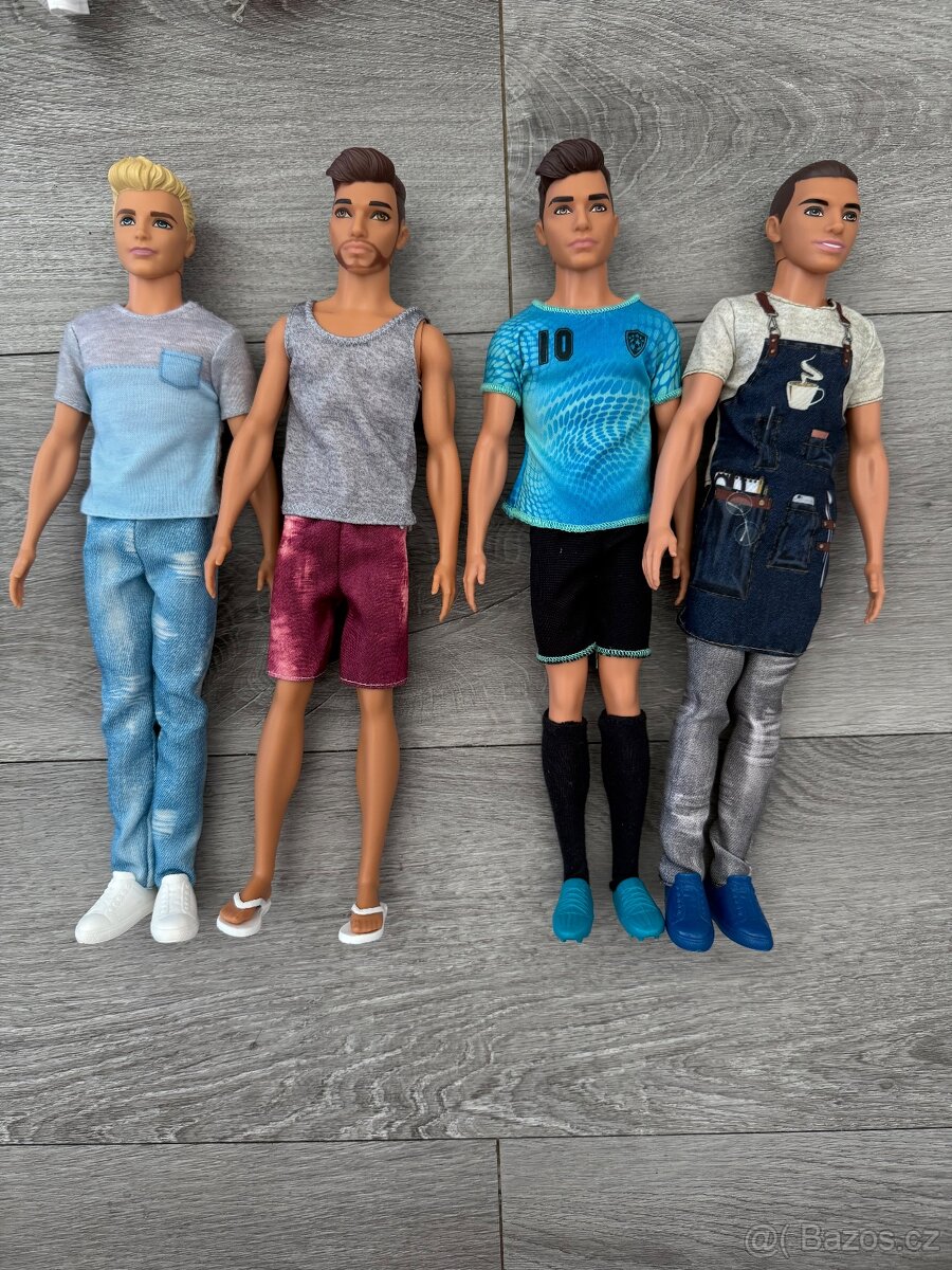 Panenky BARBIE - sada - 8