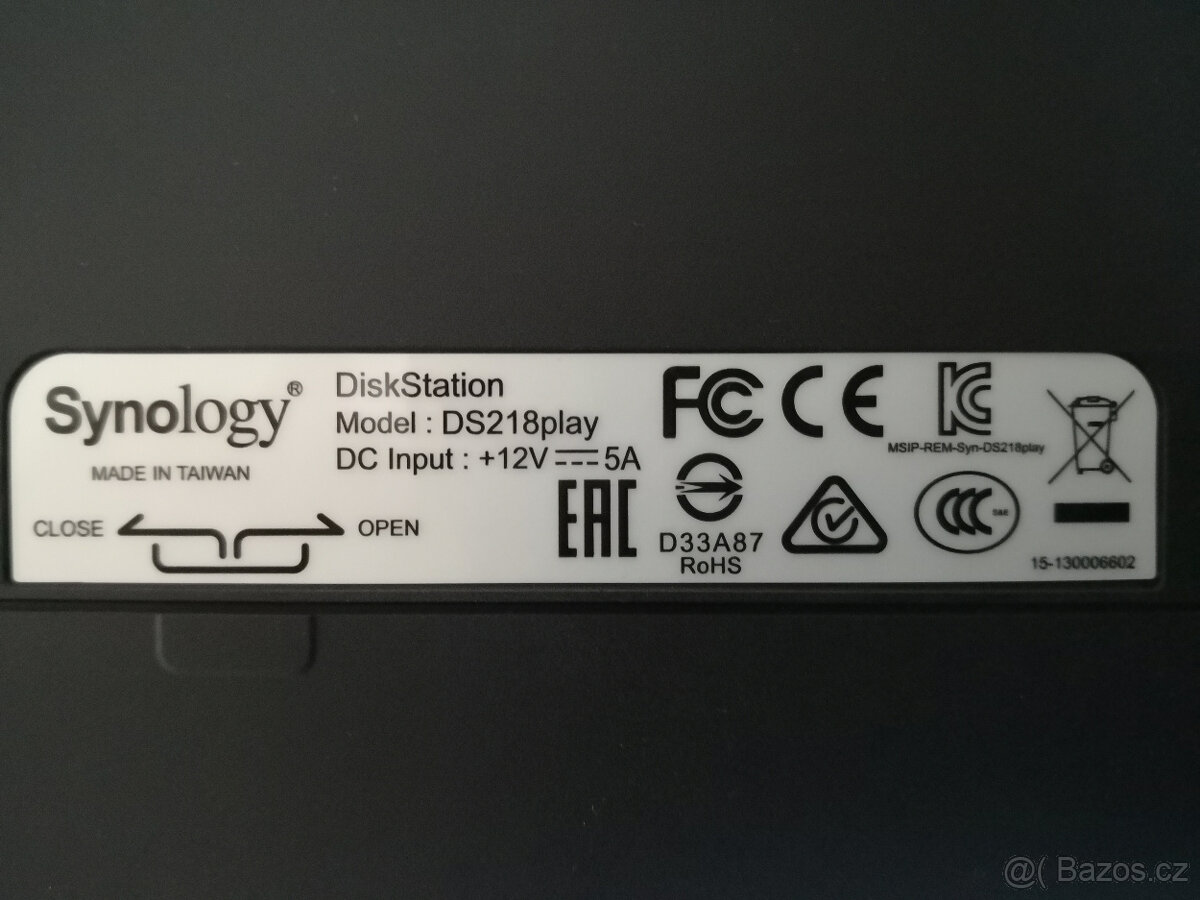 Synology DS218play - 8