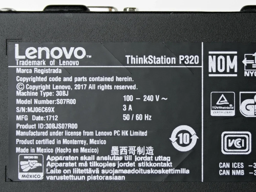 Lenovo P320 - i7 6700, 16GB RAM, 256GB SSD, ZÁRUKA, Win 11 - 8