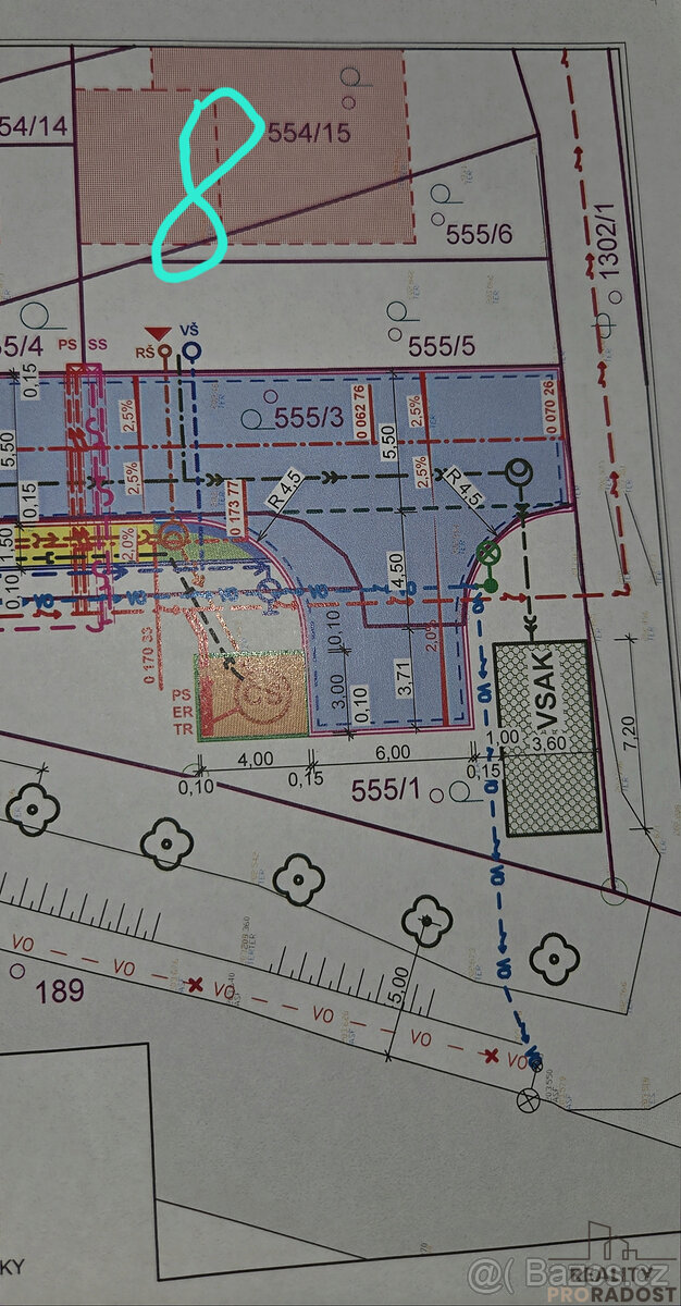 Prodej stavebního pozemku 938,5 m2 v Bohuslavicích u Kyjova, - 8