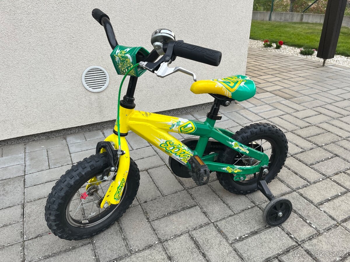 Dětská sedačka Hamax, odrážedlo Maxík, dětské kolo Scott - 8