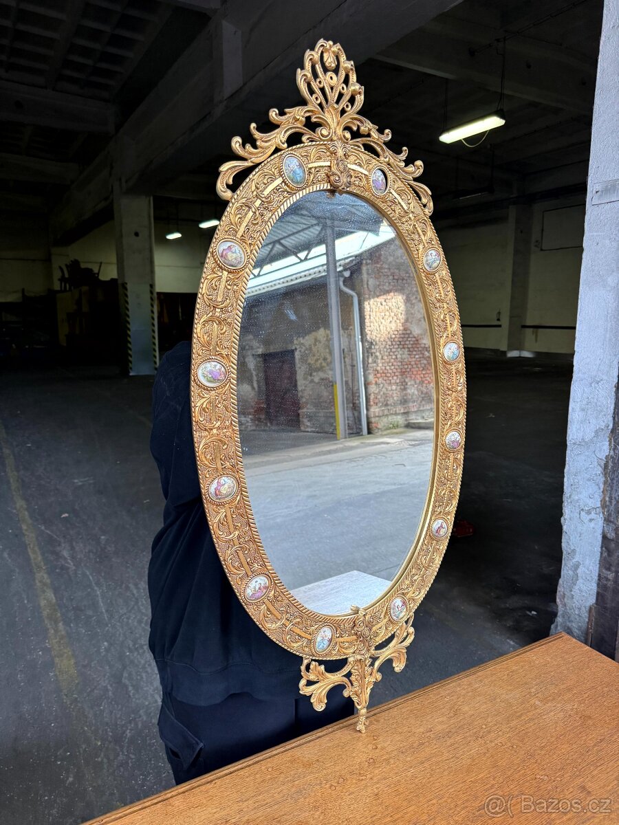 Zrcadlo a konzole s mramorem (132051) - 8