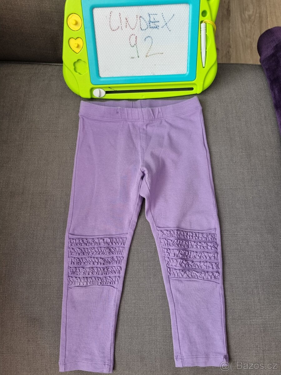 9x Legíny, 1x tepláky, 1x kalhoty- 11x, vel 92 (příp. 86/96) - 8