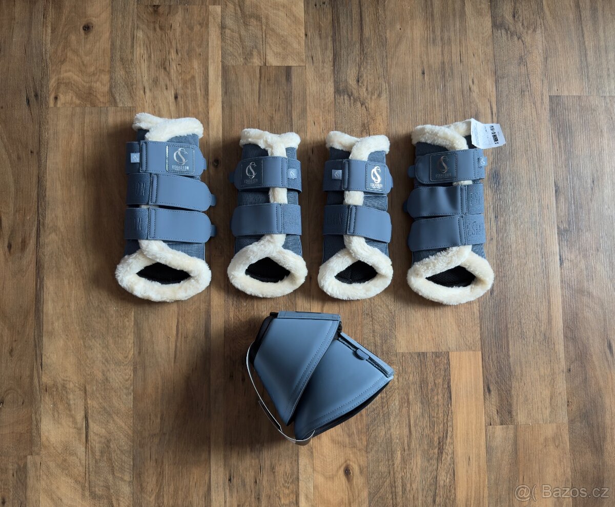 Podsedlova decka Equestrian Stockholm Stone Blue DL - 8