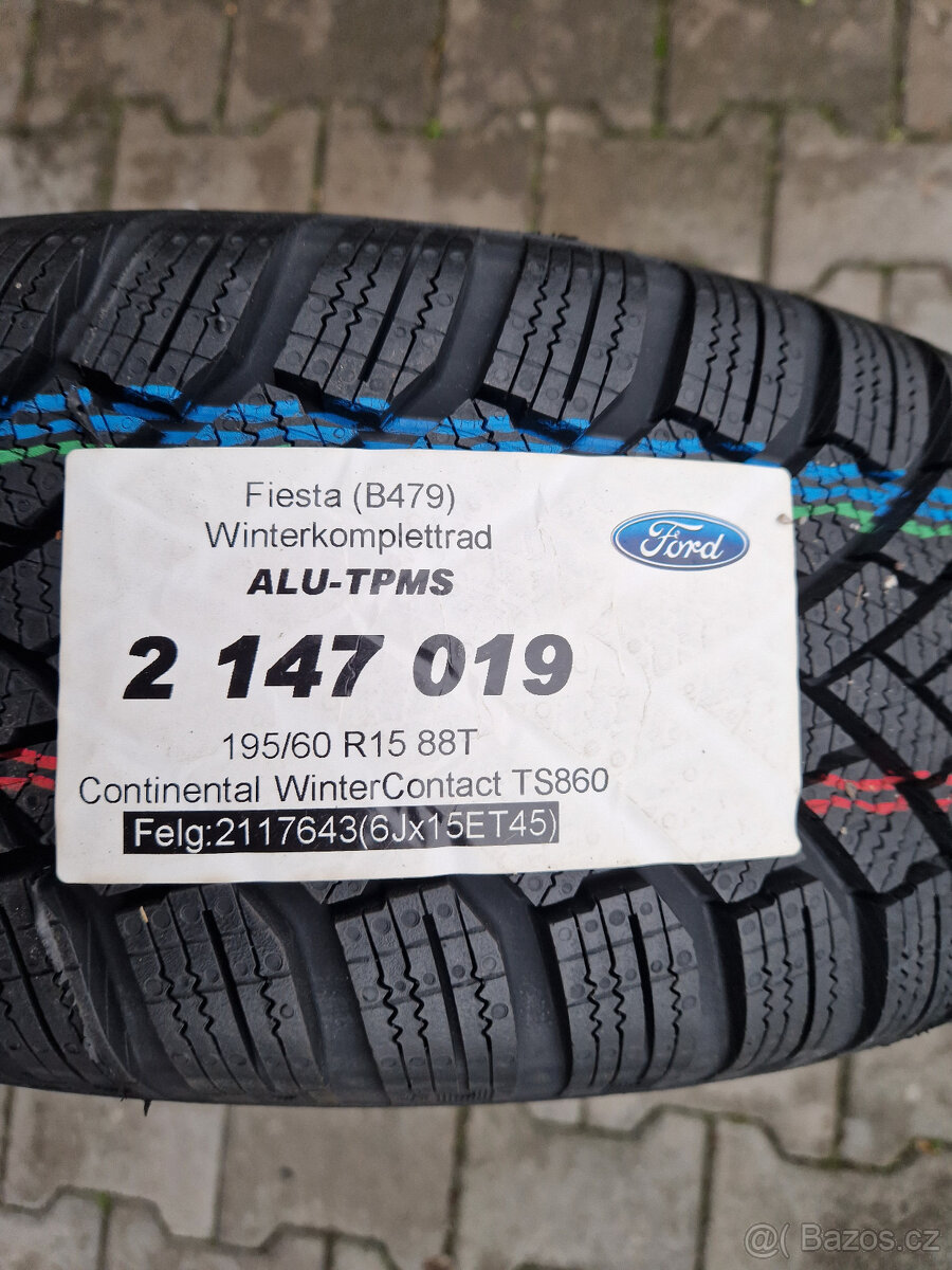 4x108 r15 kola ford fiesta disky alu 195 60 15 elektrony R15 - 8