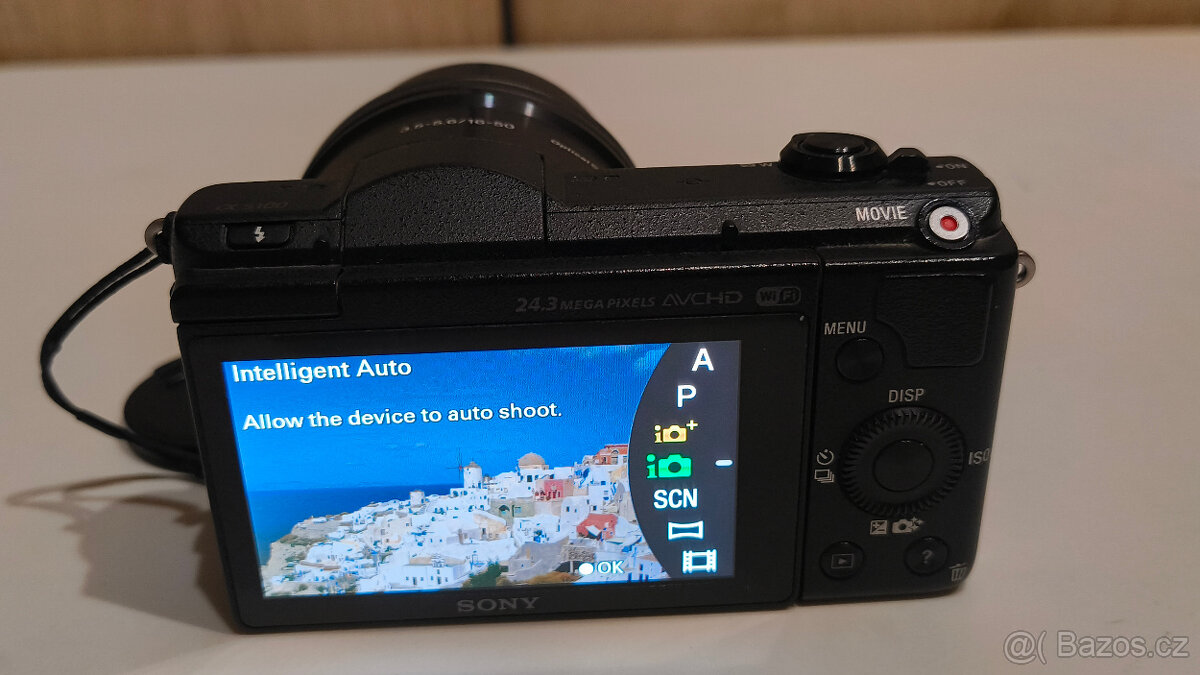 Sony Alpha A5100, objektiv 16-50mm, aktivní držák/stativ TP - 8