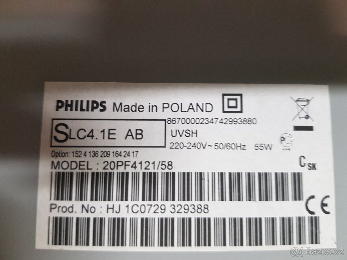 Televize, monitor Philips 19" - 8