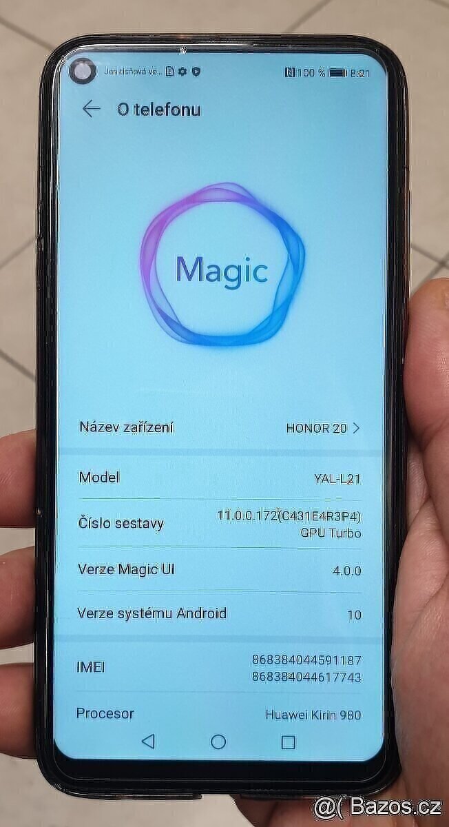 HONOR 20 4G 6GB/128GB + 4ОО GB SDXC + EXTRA BALENÍ - 8