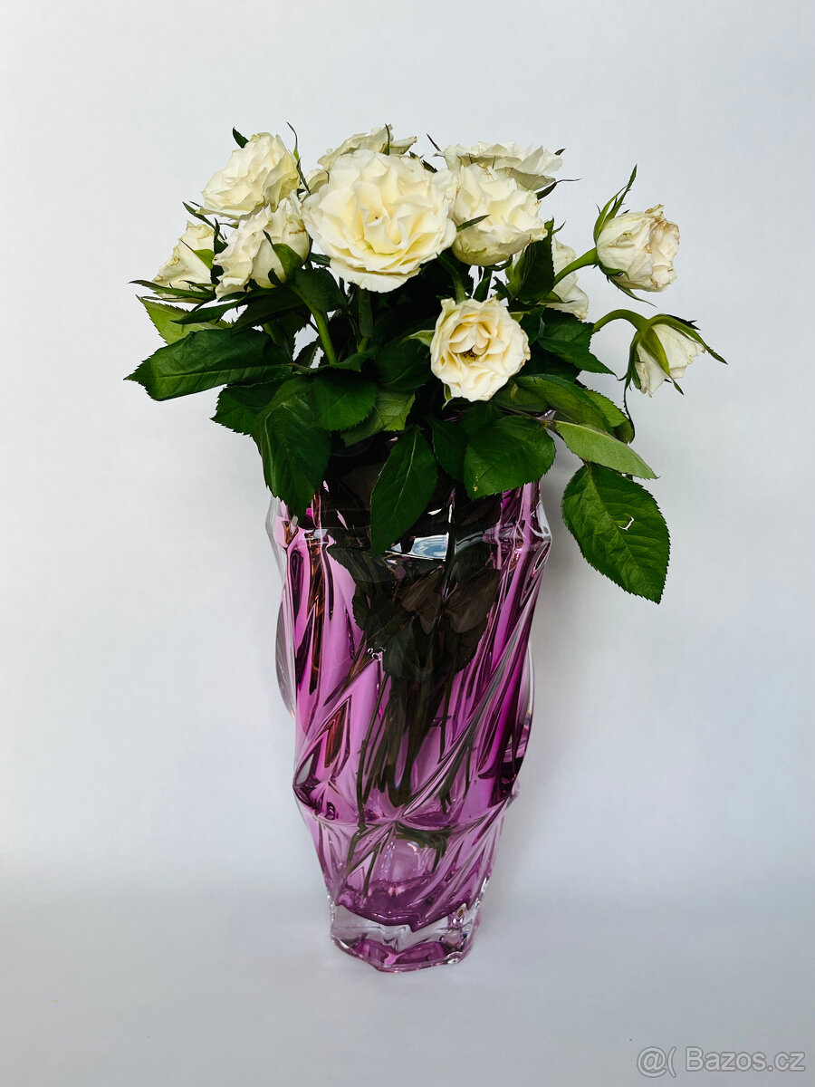 Křišťálová váza Flamenco 29 cm, Bohemia Treasury - 8