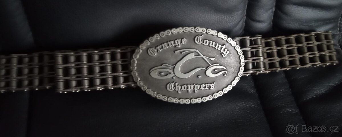 Kožený pásek s přezkou Harley Davidson - 8