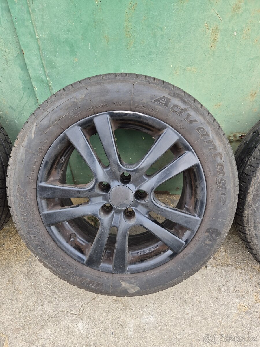 Sada letních kol 205/55 r16 - 8