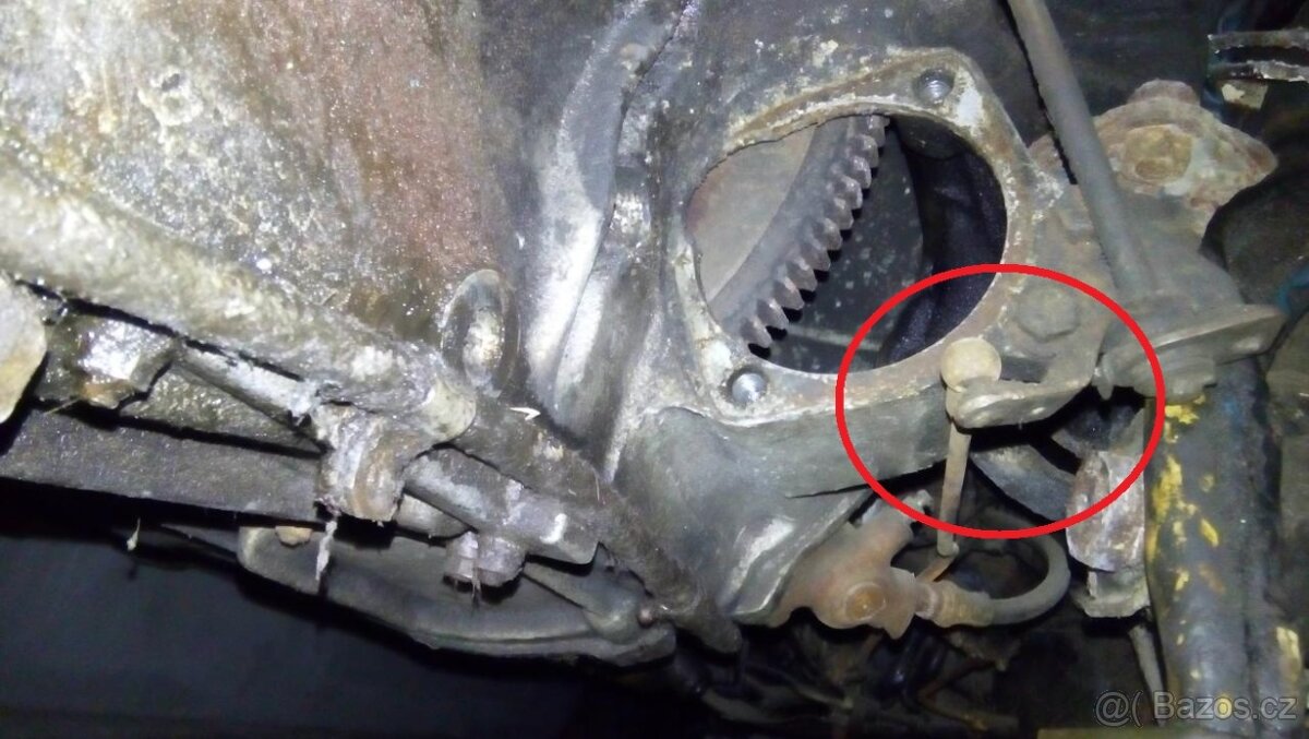 Zástavba starteru s planetovým převodem do vozu Tatra 613 - 8