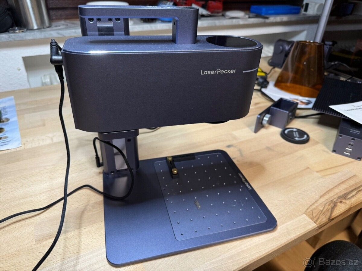 Laserpecker 4 s mnoha doplňky Použitý, ale v perfektním sta - 8