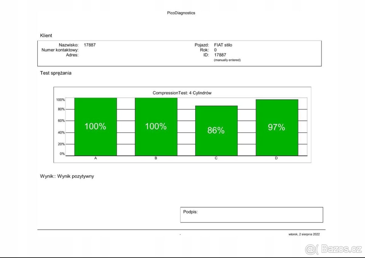FIAT STILO 1.2 16V 80HP MOTOR 188A5000 - 8