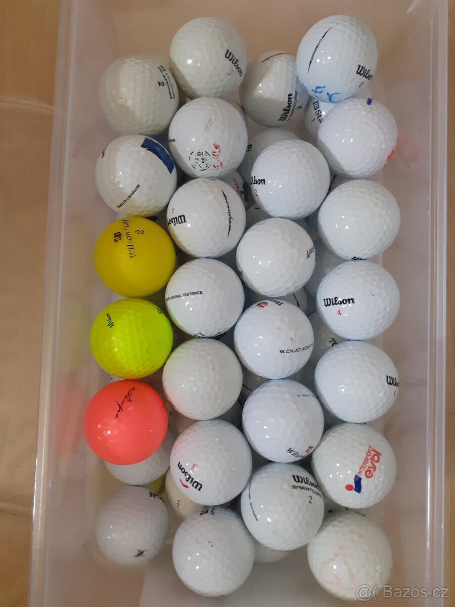 ZNAČKOVÉ GOLFOVÉ MÍČKY LEVNĚ OD 10,-ZA KS.PRO HRU NA HŘIŠTI - 8