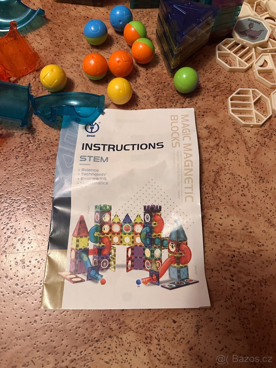 Magnetická stavebnice a kuličkodráha - 8
