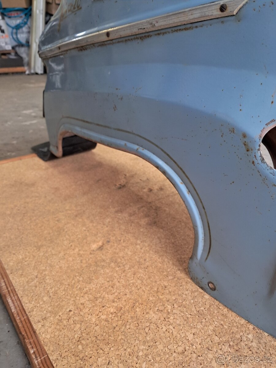 Podsedlový plech na jawa pionýr holubí modř - 8