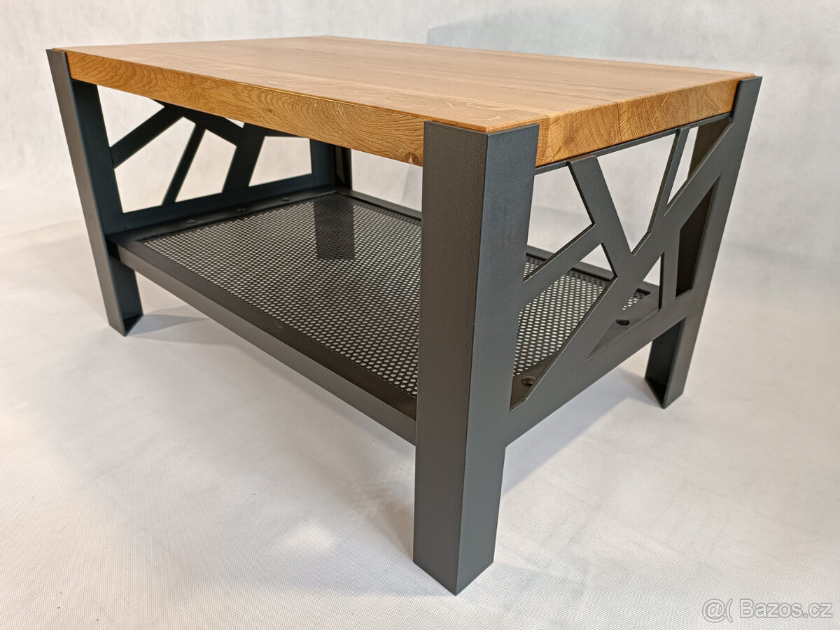 Konferenční stolek v industriálním stylu - 8
