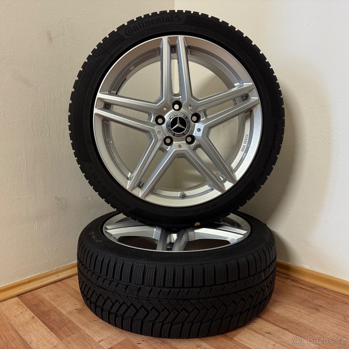 MERCEDES CLA A176 5x112 R18 ET49+ZIMNÍ 225/45R18 8/6mm - 8