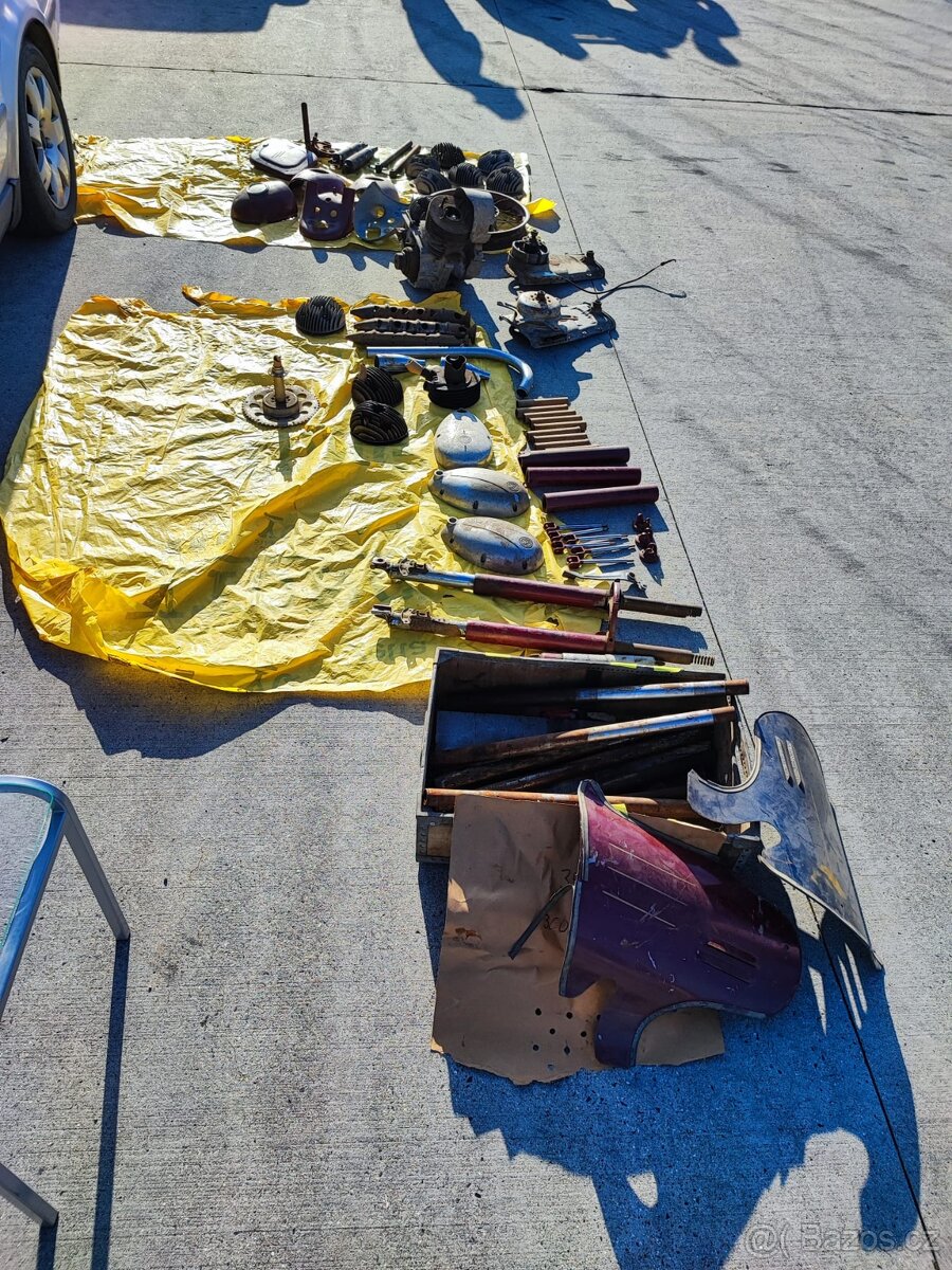 Prodám díly na motorky CZ, Jawa - 8