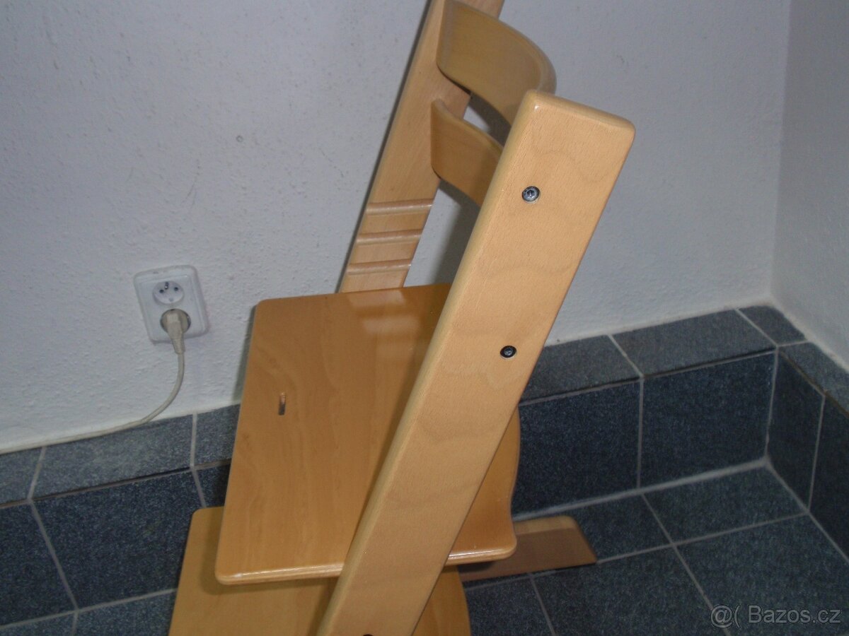 TOP MASIVNÍ DŘEVĚNÁ ROSTOUCÍ ŽIDLE STOKKE TRIPP TRAPP - 8