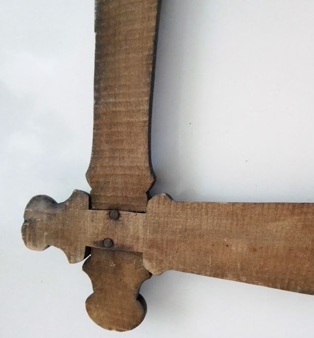 STAROŽITNÝ DŘEVĚNÝ RÁM - 8