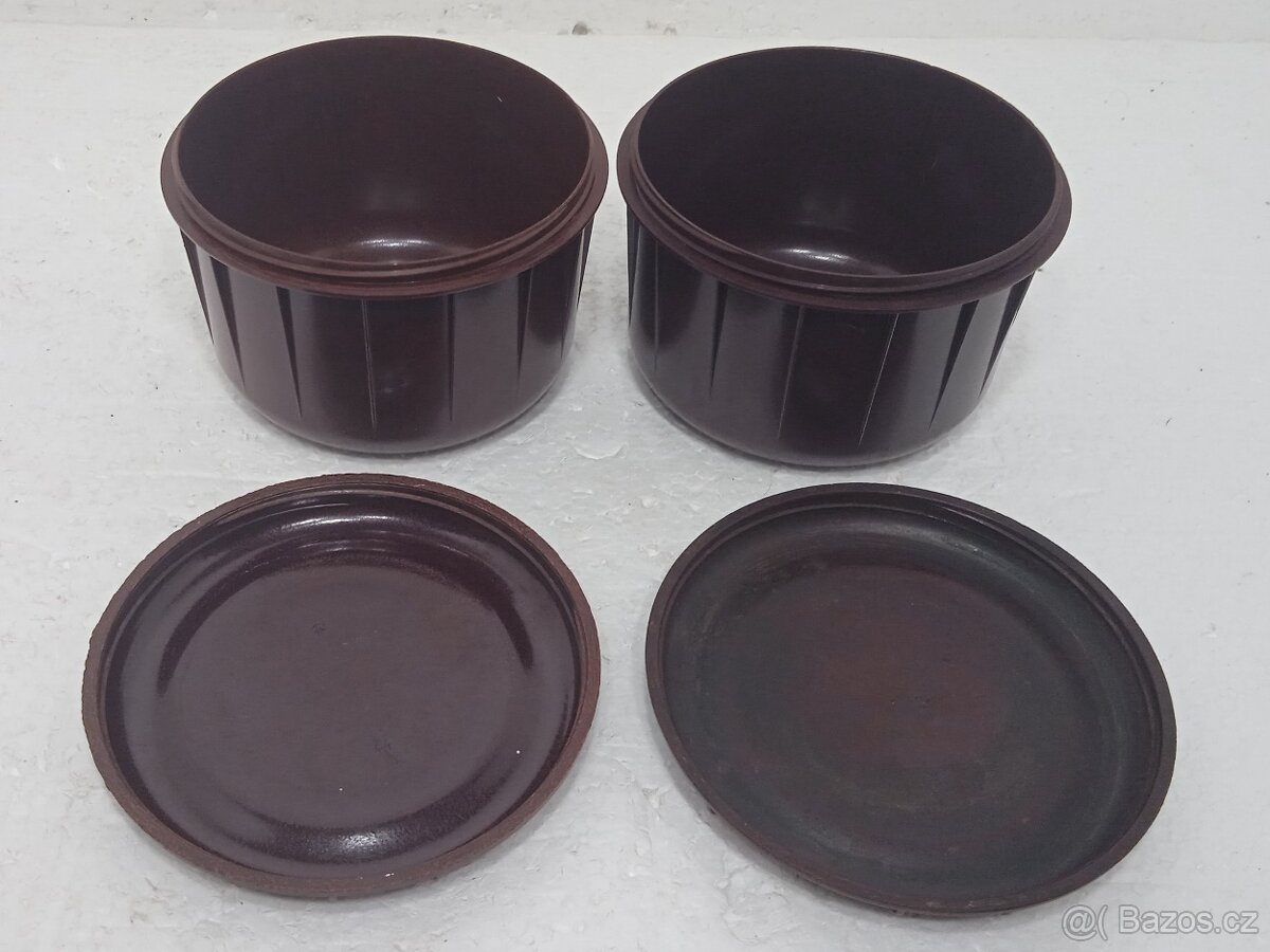 Bakelitová dóza od retro Solviny Bisavon - 8