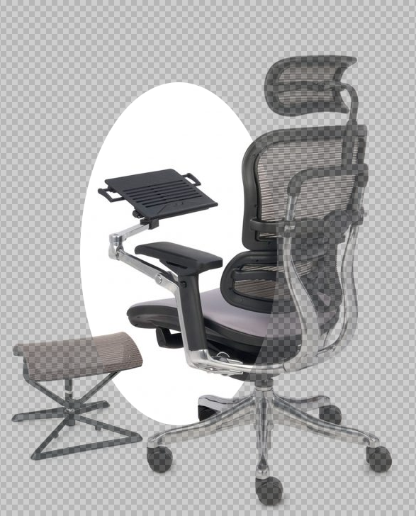 Stoleček na notebook k židli Ergohuman Plus - 8