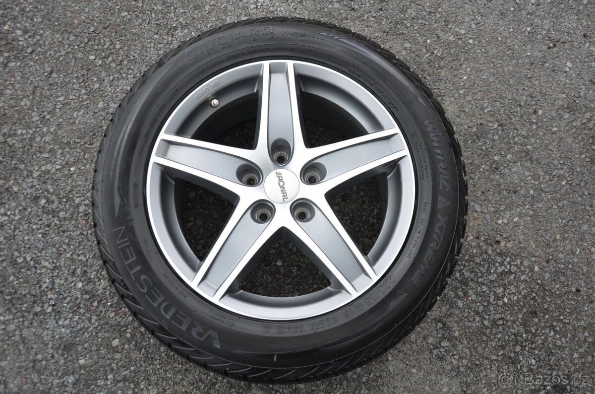 Volkswagen T5 - alu kola Ronal, 8x17 ET35 + zimní pneu - 8