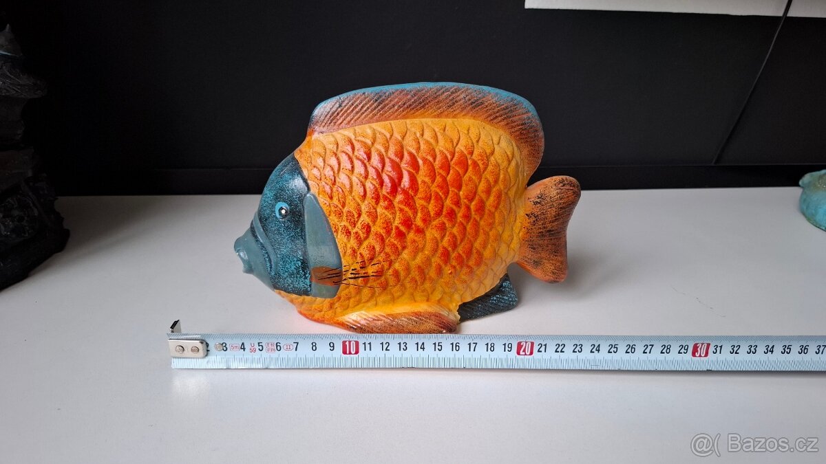 Sochy: ryby 3ks + leguán + zvířata - 8