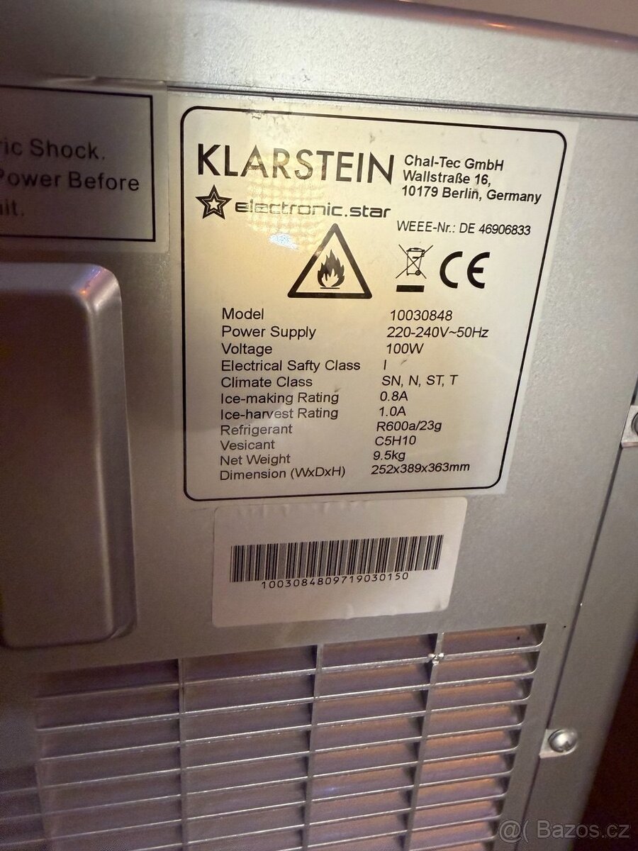 Výrobník ledu Klarstein 10030848 (Ice Volcano 2G) - 8