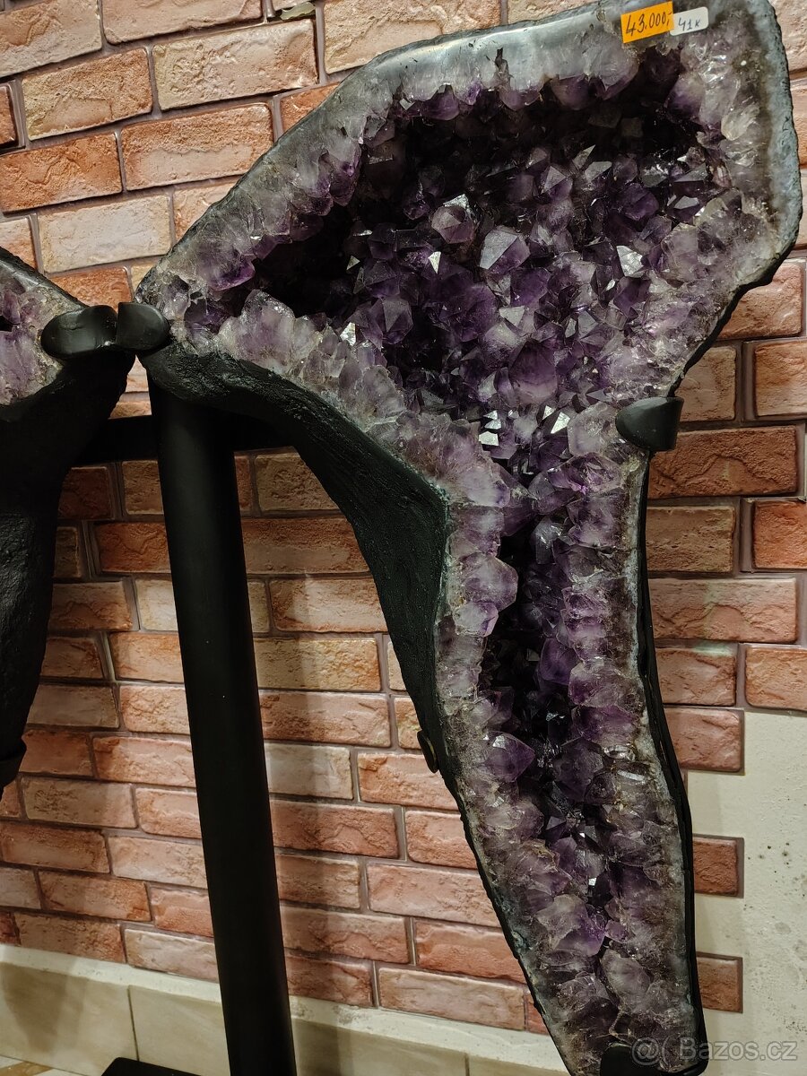 Ametyst motýlí křídla geoda - 8