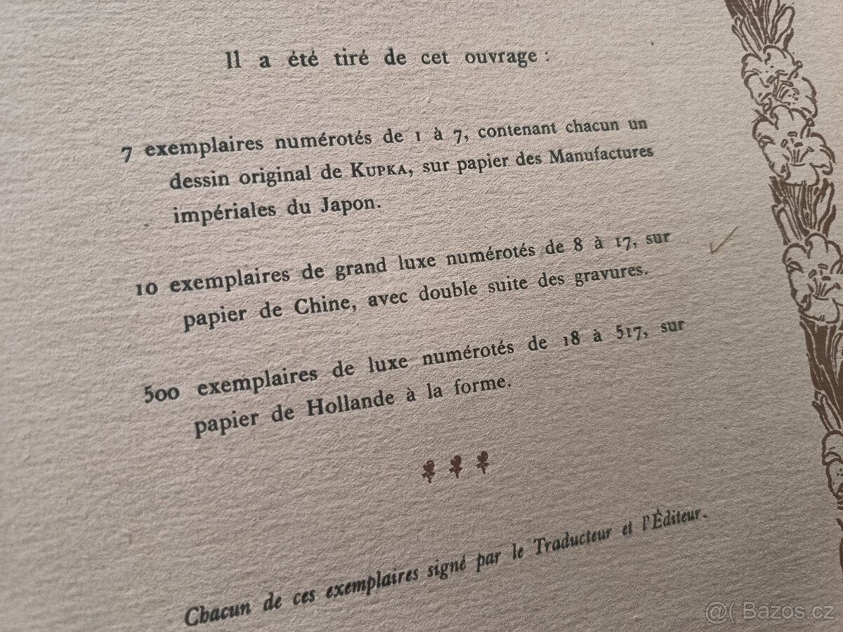 František Kupka - xylografie, dřevoryty set originál 1905 - 8
