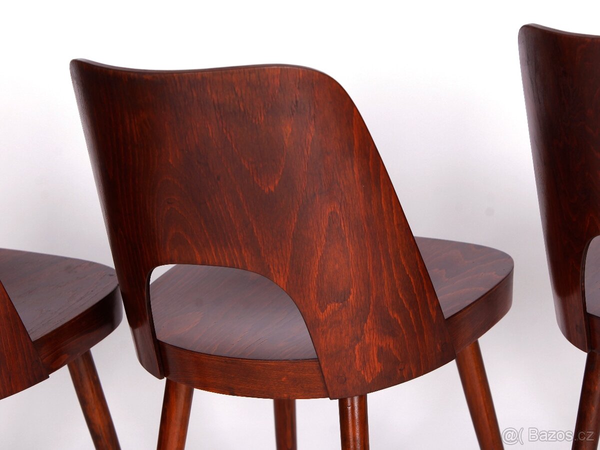 Jídelní židle O. Heardtl ve 100 % stavu, 4 kusy. - 8