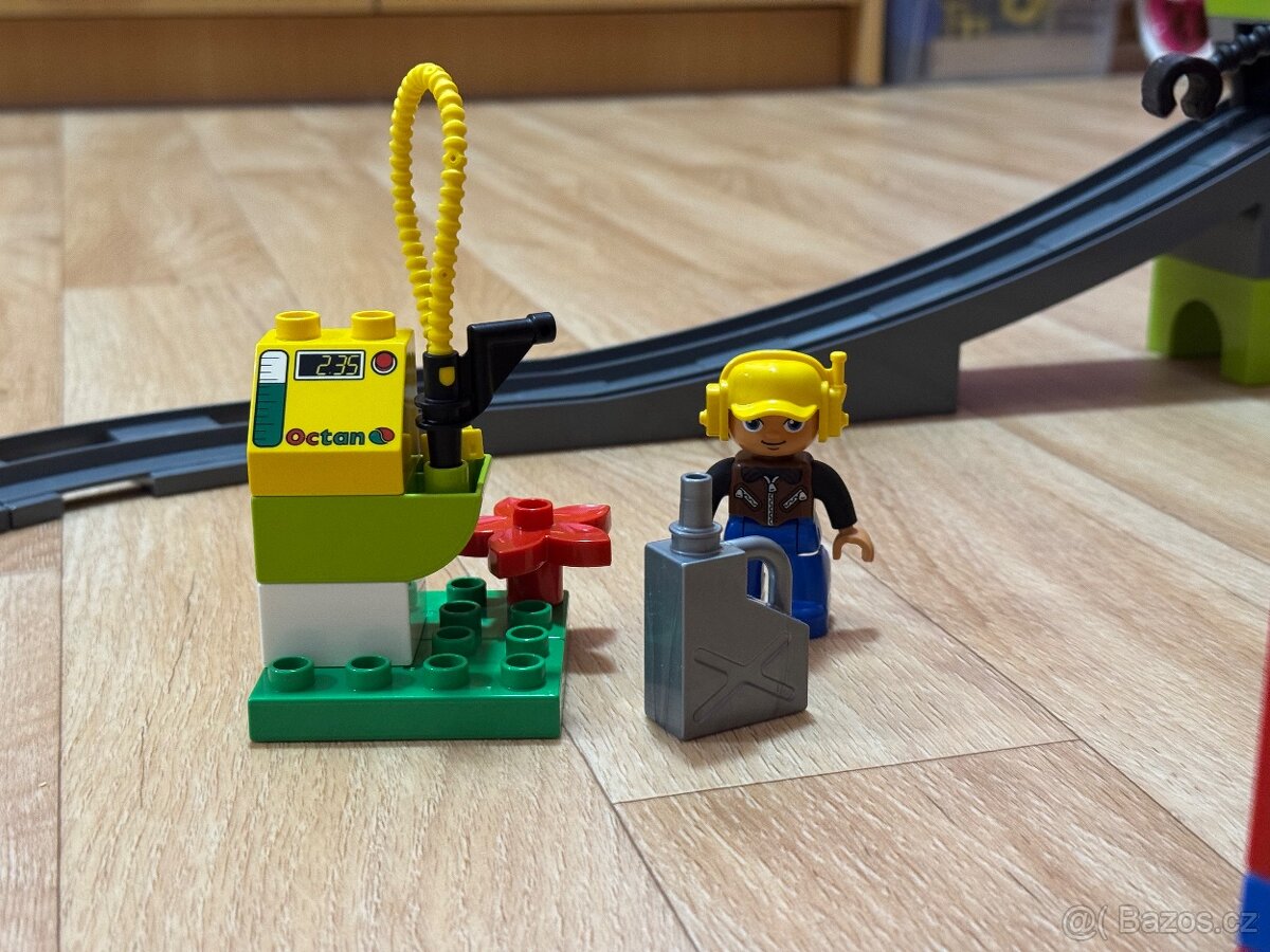 LEGO DUPLO 10508 - nákladní vlek DELUXE kompletní TOP STAV - 8