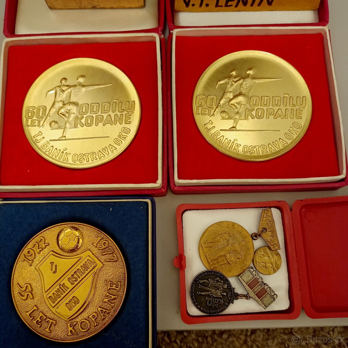 🏆 Sběratelské medaile Baník Ostrava + busty - 8