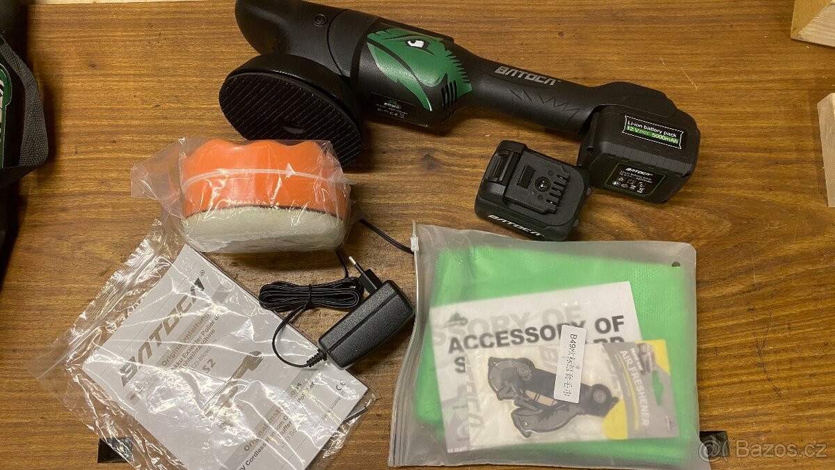 Akumulátorová excentrická leštička BATOCA S2 - 8