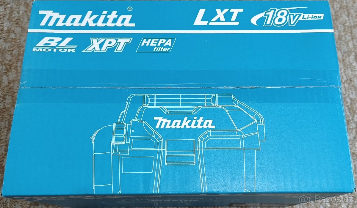 Aku vysavač Makita DVC750LZX1, bez nabíječky a Bat - 8
