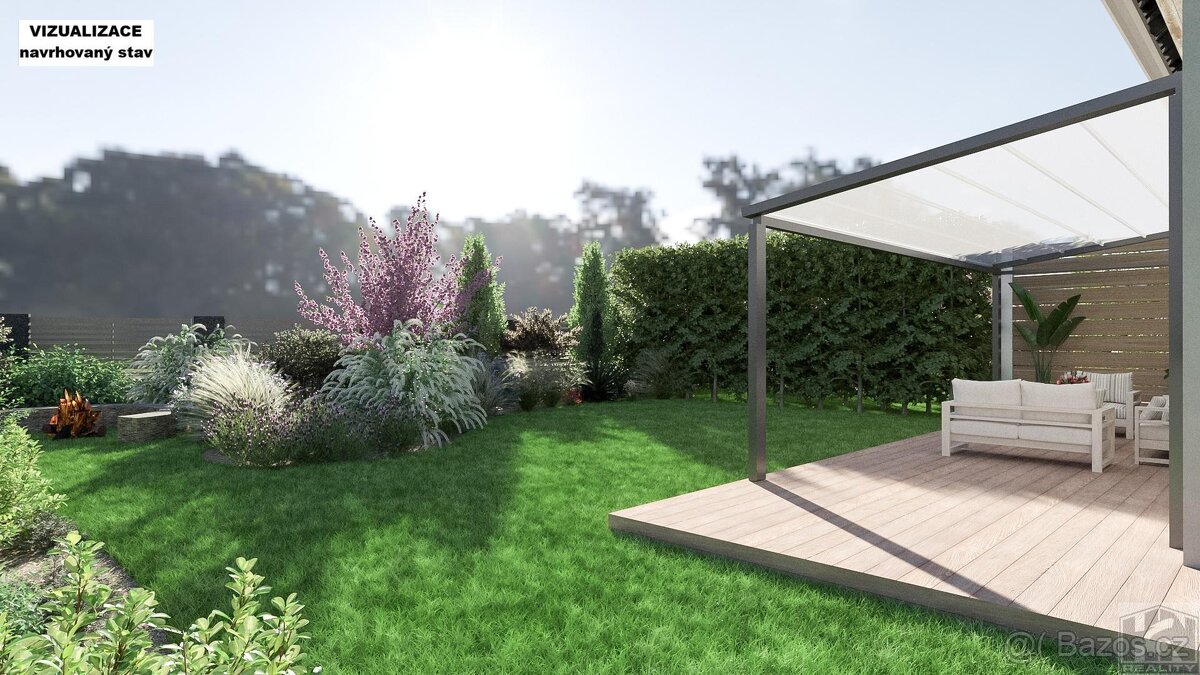 Stavební pozemek 655m2 s povolením na dvojdům 2x 4+1 Choťánk - 8