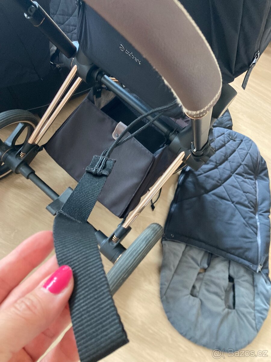 Cybex Priam Rosegold 2v1 korba + sporťák + výbava - 8